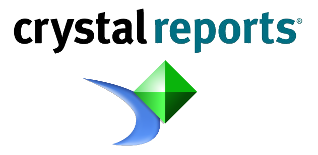 Ilustração do logo do crystal reports